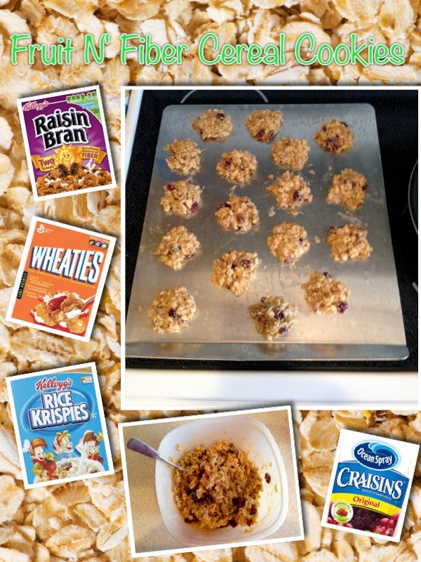Kelly's Creations Fruit N' Fiber Cereal Cookies