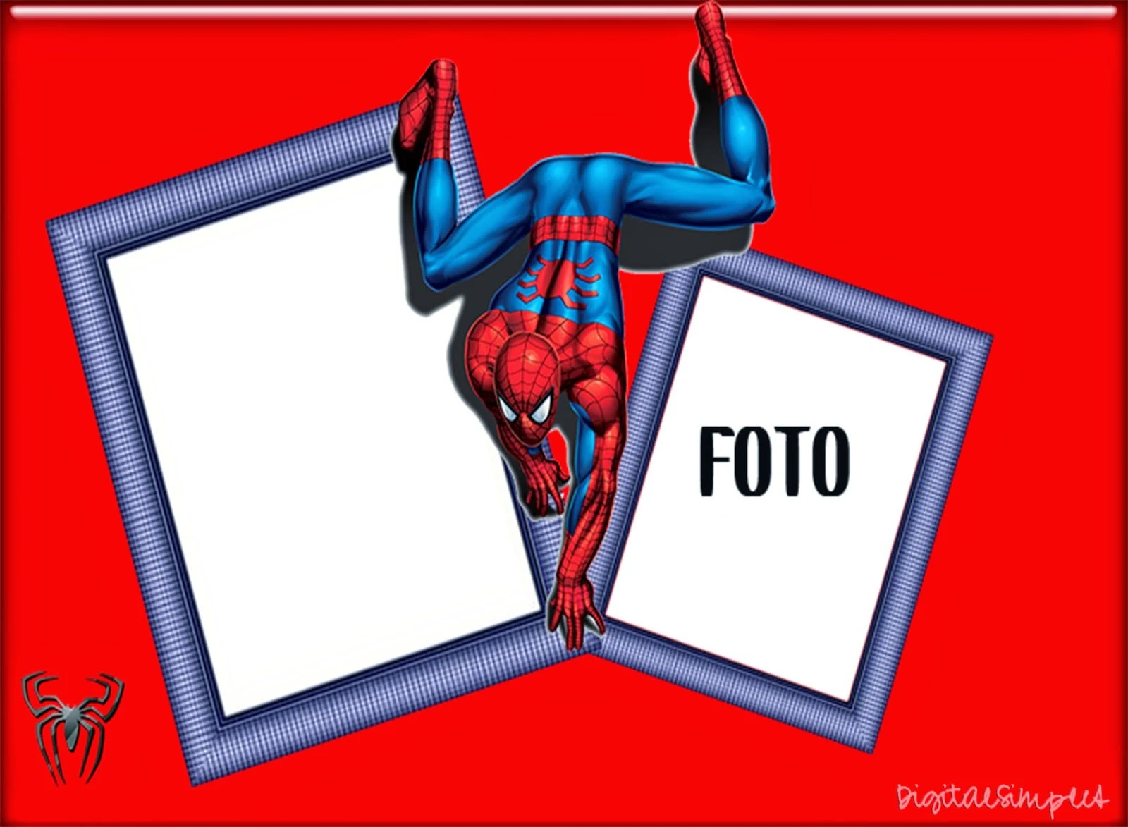 Spiderman: Free Printable Invitations, Labels or Cards.