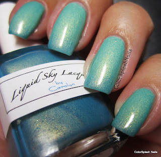 Colorsplash Nails: Liquid Sky Lacquer Blue Daiquiri
