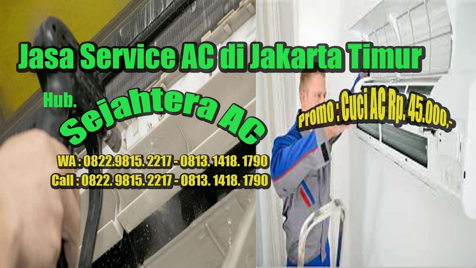 Jasa Service AC di Jakarta Timur