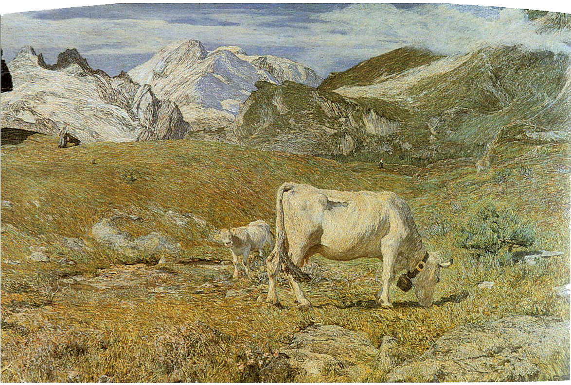 Pascoli di primavera, Giovanni Segantini (1896)