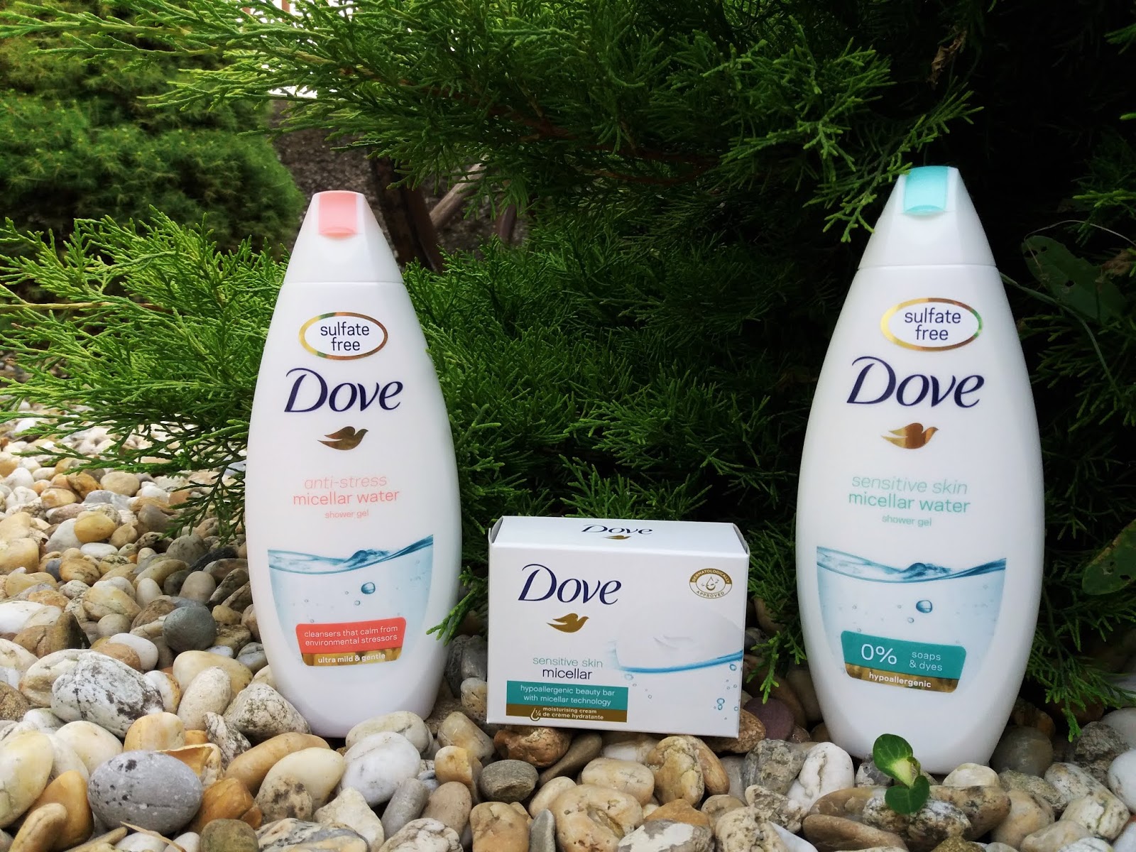 Life is beautiful DOVE micellar water shower gel & soap