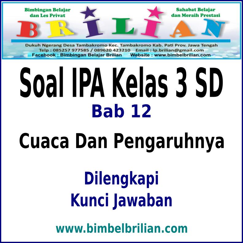Bahas Materi Sekolah Download Soal Ipa Kelas 3 Sd Bab Cuaca Dan Pengaruhnya Dan Kunci Jawaban