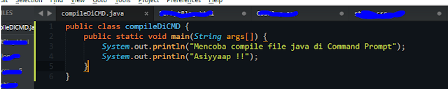 Cara Compile dan Run Program Java Di CMD Windows