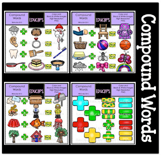 Educlips Design: New set: Compound Words