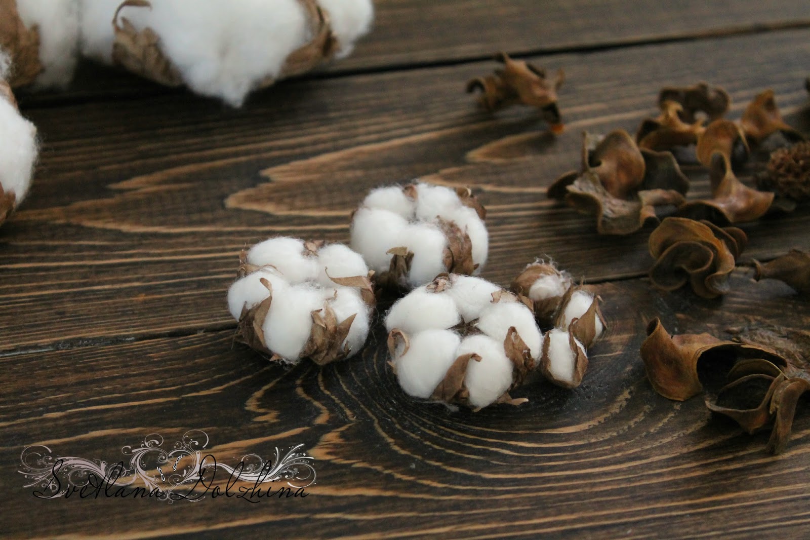 Незабудка: МК :Как сделать коробочки хлопка своими руками