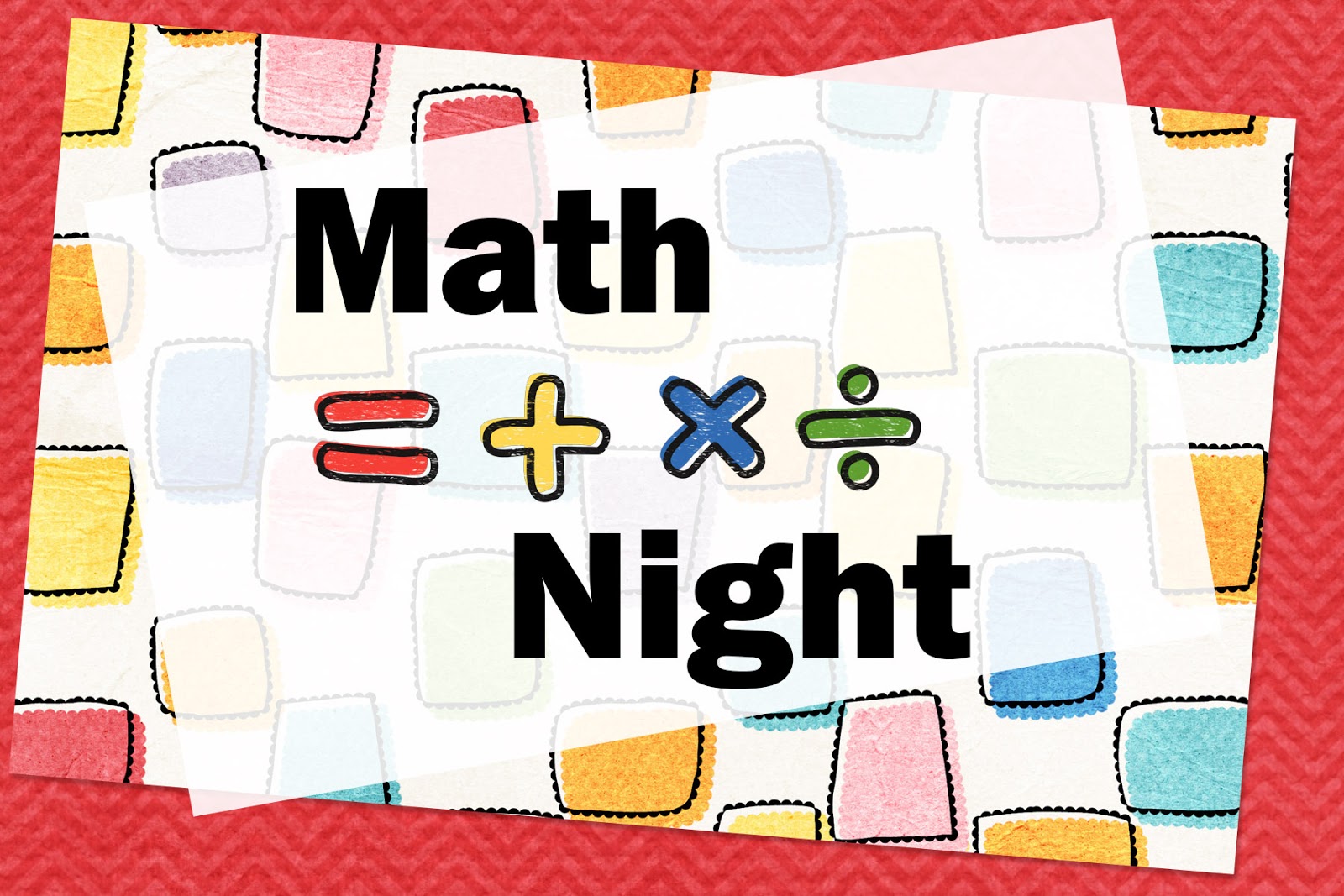 Image result for math night