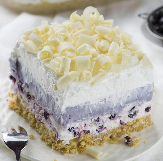 White Chocolate Blueberry Lasagna White Chocolate Blueberry Lasagna