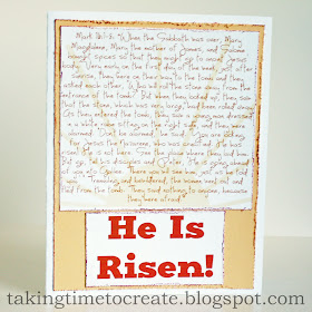 Taking Time To Create: Easter Card Inspiration
