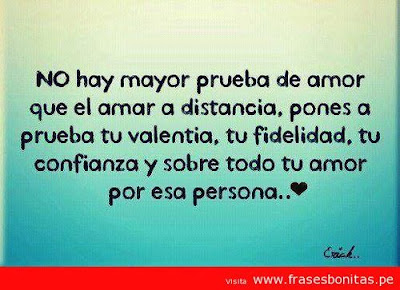 Frases de amor a distancia