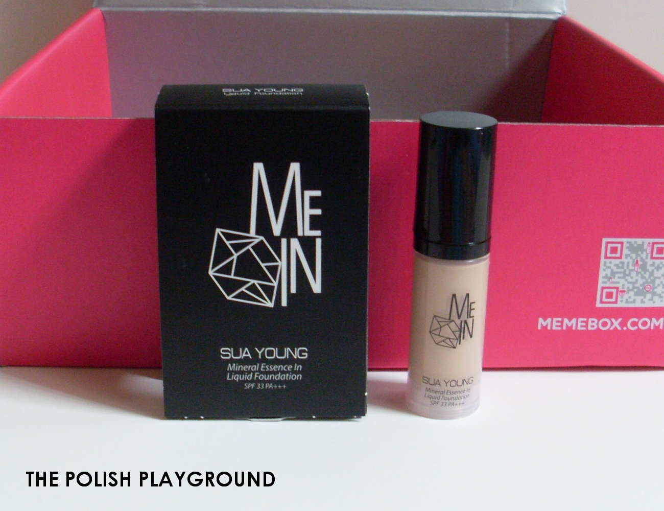 Memebox Global #14 Unboxing - Sua Young Mineral Essence MEIN Liquid Foundation SPF33 PA+++