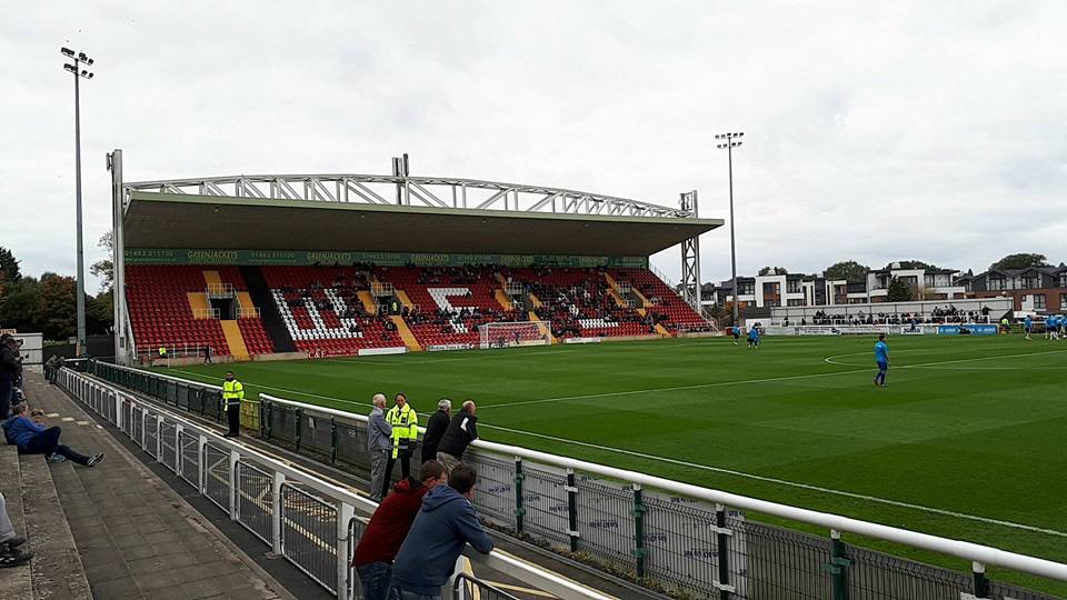 The Tortoise Travels Woking Kingfield Stadium