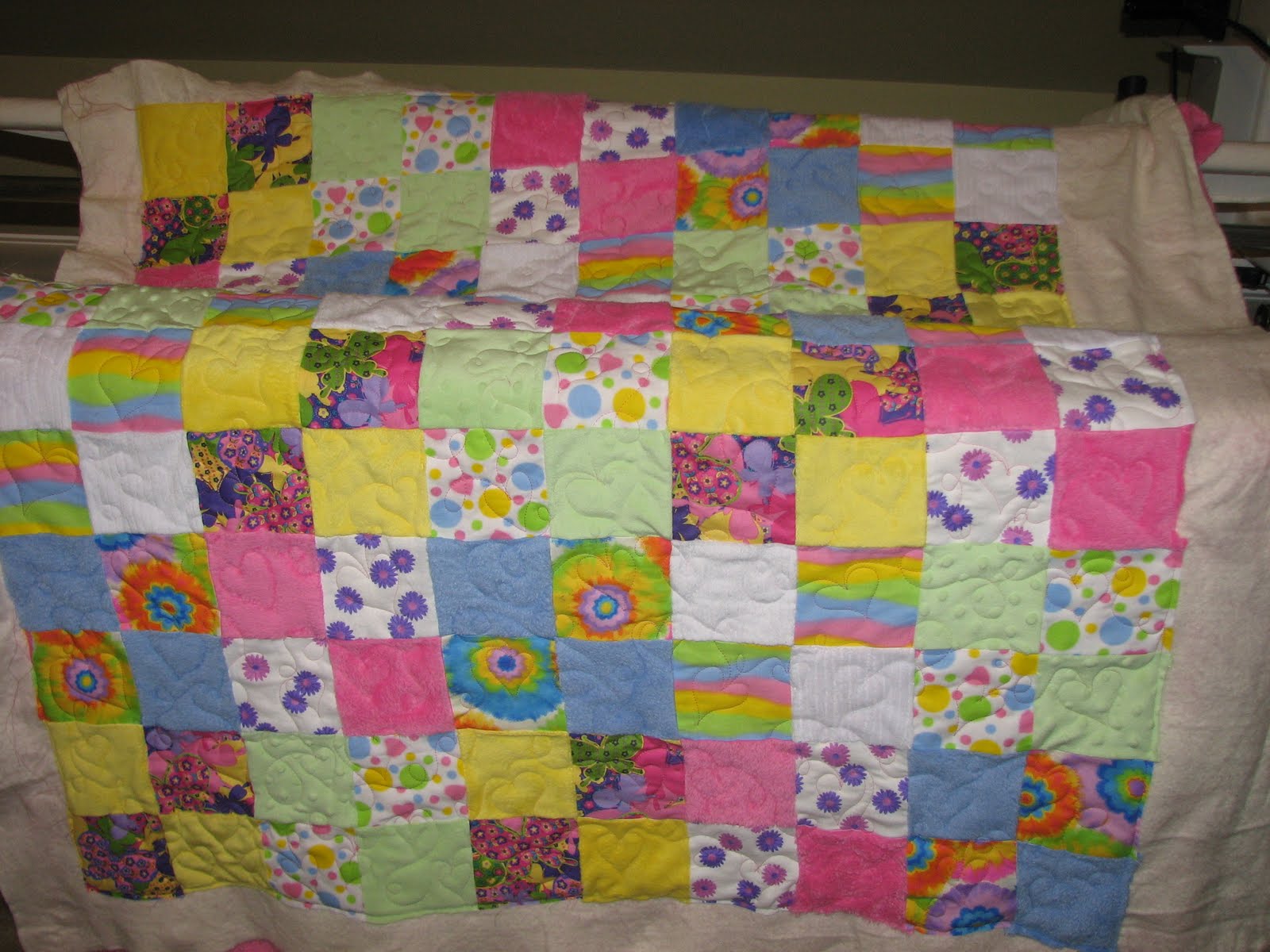 The Crafty Quilter's Closet Custom QuiltedBaby Quilt