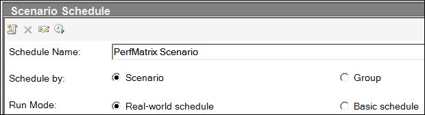 LoadRunner - Scenario Schedule Modes