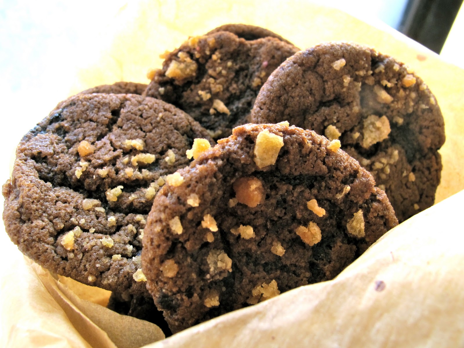 Knifing Forking Spooning Chocolate Ginger Snap Cookies