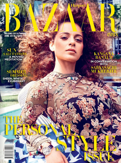 Kangana Ranaut on Harper's Bazaar June 2018 Issue