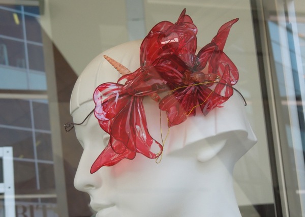Red flower headdress Gatsby 
