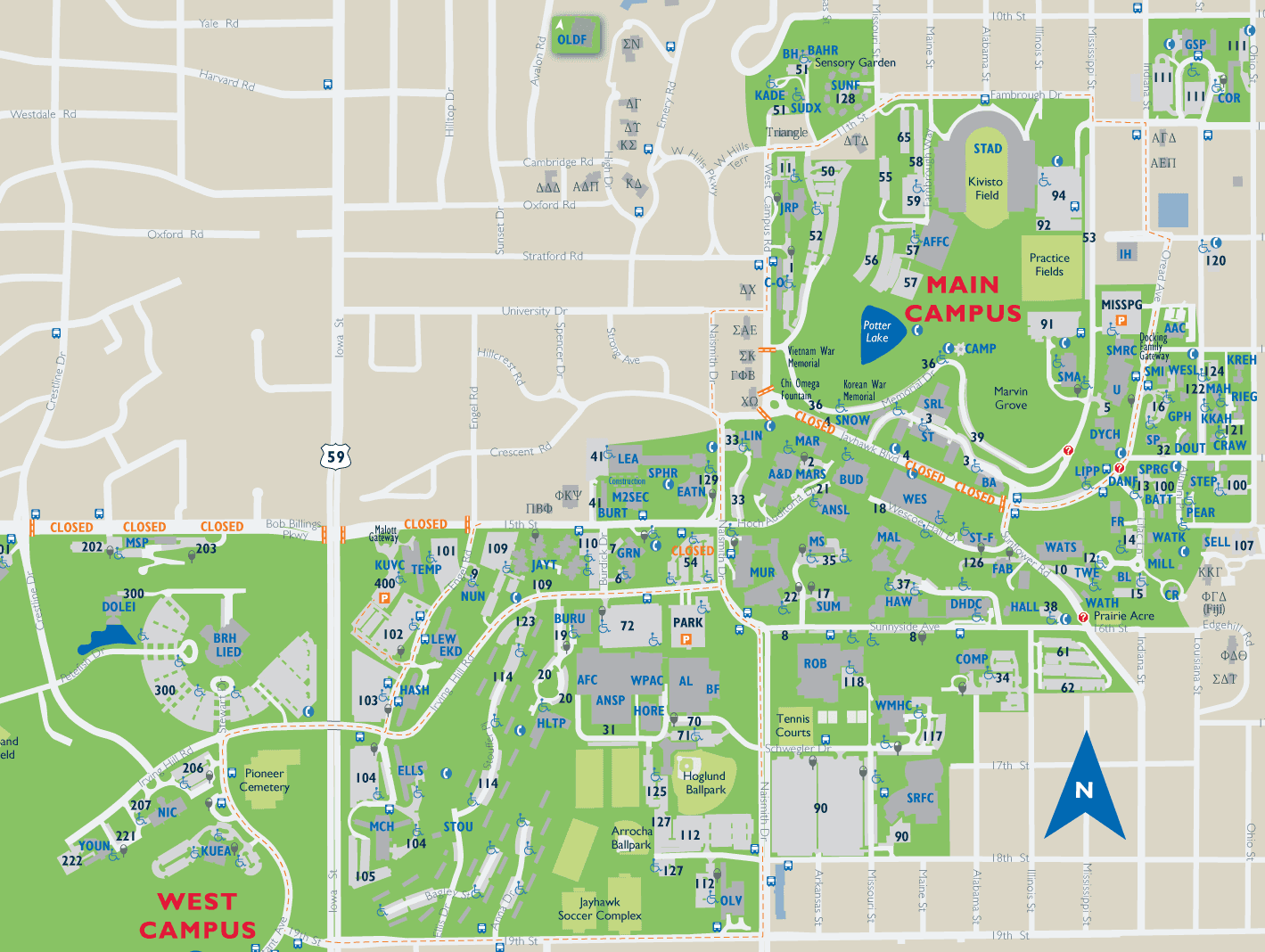 Ku Medical Center Campus Map Map