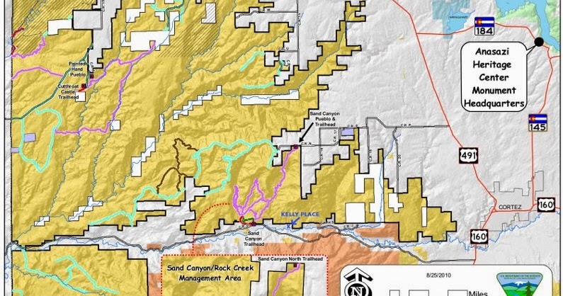 Canyons Of The Ancients Map - Maping Resources