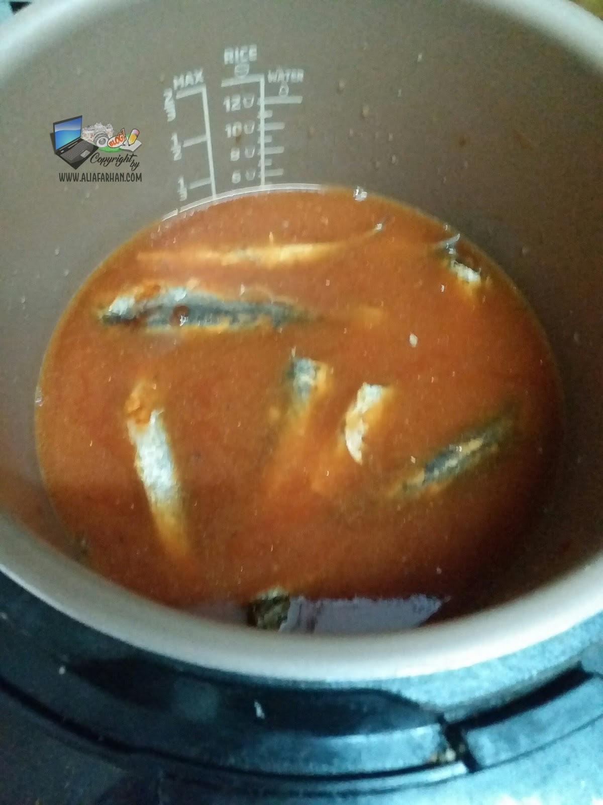Resipi Sardine Homemade dengan Philip Pressure Cooker ALIA FARHAN
