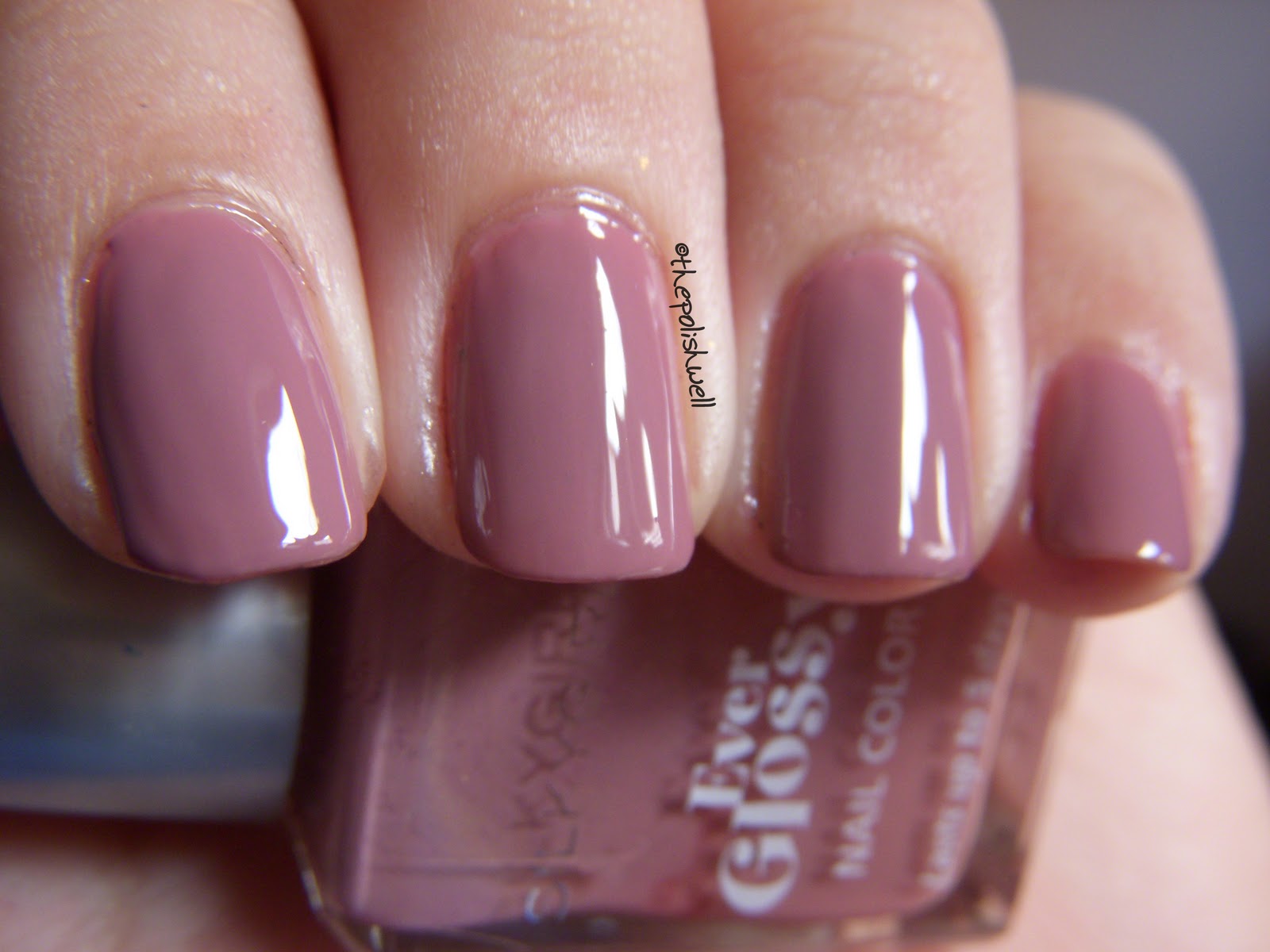 light mauve color nail polish