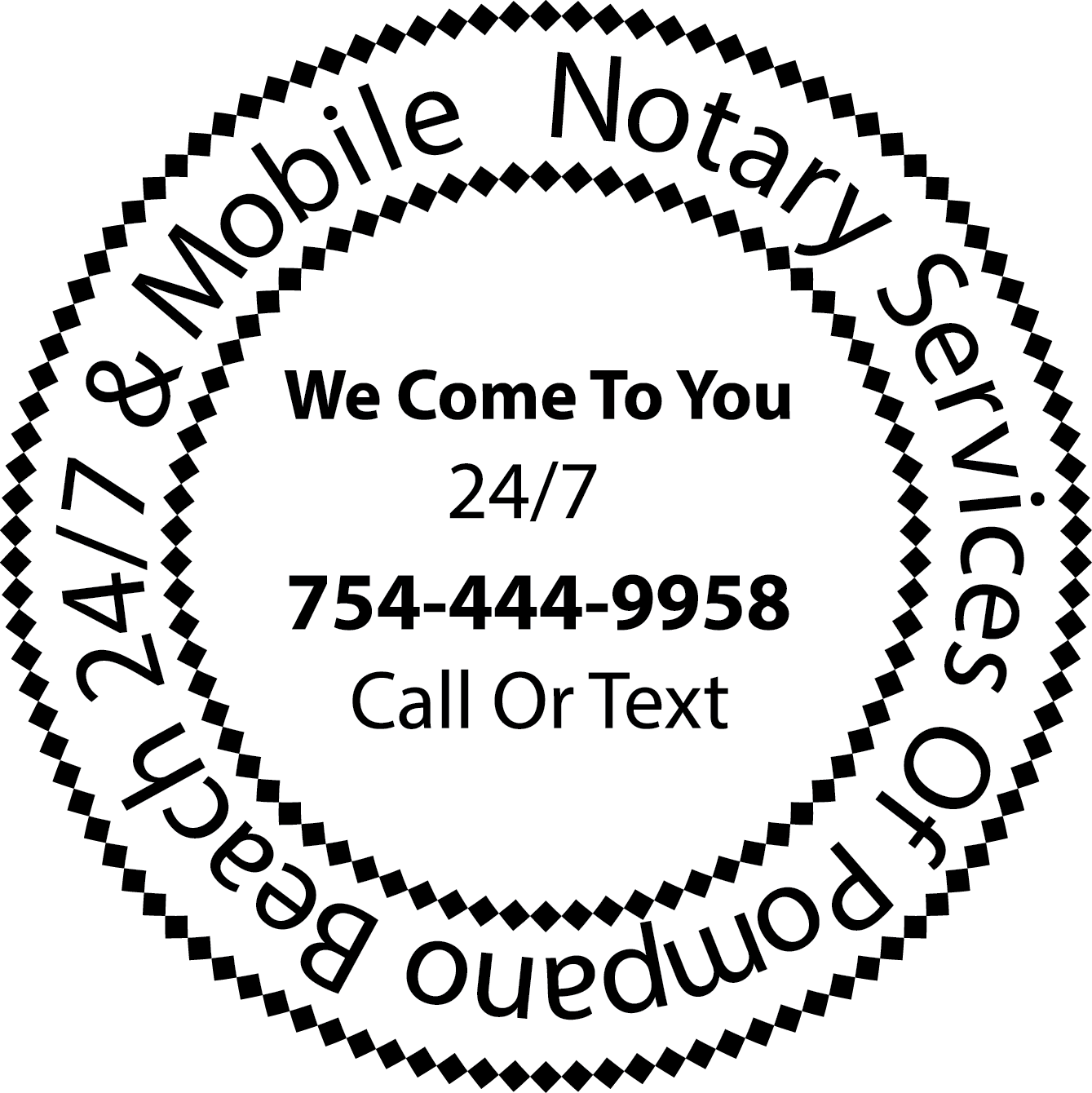do you need a 10 notary stamp or a mobile notary service notary