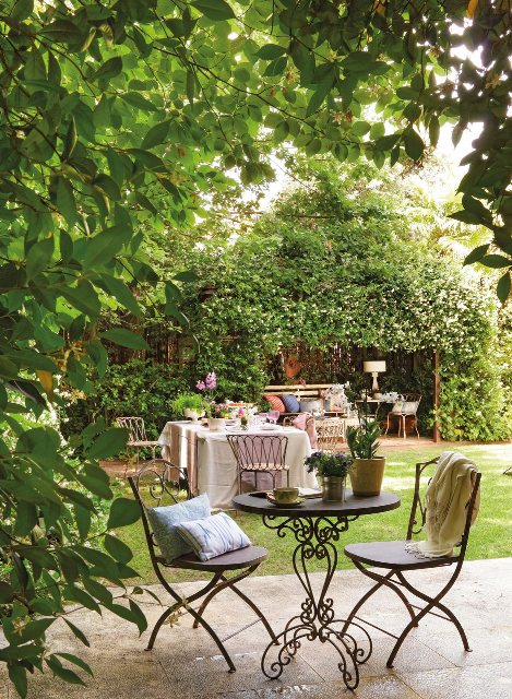 muebles jardin hierro