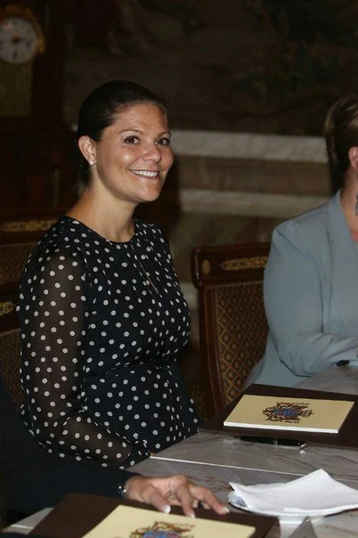 Crown Princess Victoria of Sweden, Princess Margriet of the Netherlands, Prince Albert of Monaco, Grand Duchess Maria Teresa of Luxembourg 