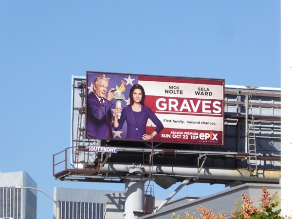 Graves season 2 billboard Pico Boulevard Graves season 2 billboard