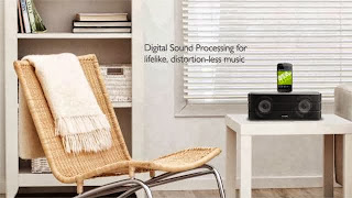 Dock to charge your Android phone and enjoy the sensational sound quality of the AS860 docking speaker