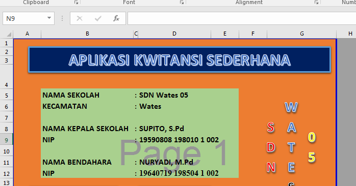 Aplikasi Cetak Kwitansi Bos Sdsmpsma Otomatis Terbaru 2017