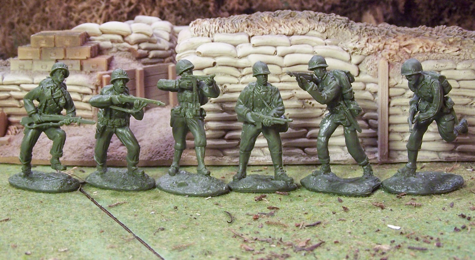WWII Plastic Toy Soldiers Austin Miniatures Toy Soldiers
