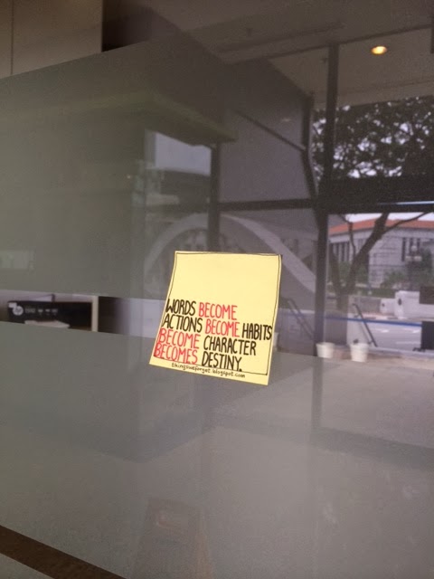 Think Good Thoughts Bumper Sticker - Positive Message Vinyl Decal 11.5x3 Inches