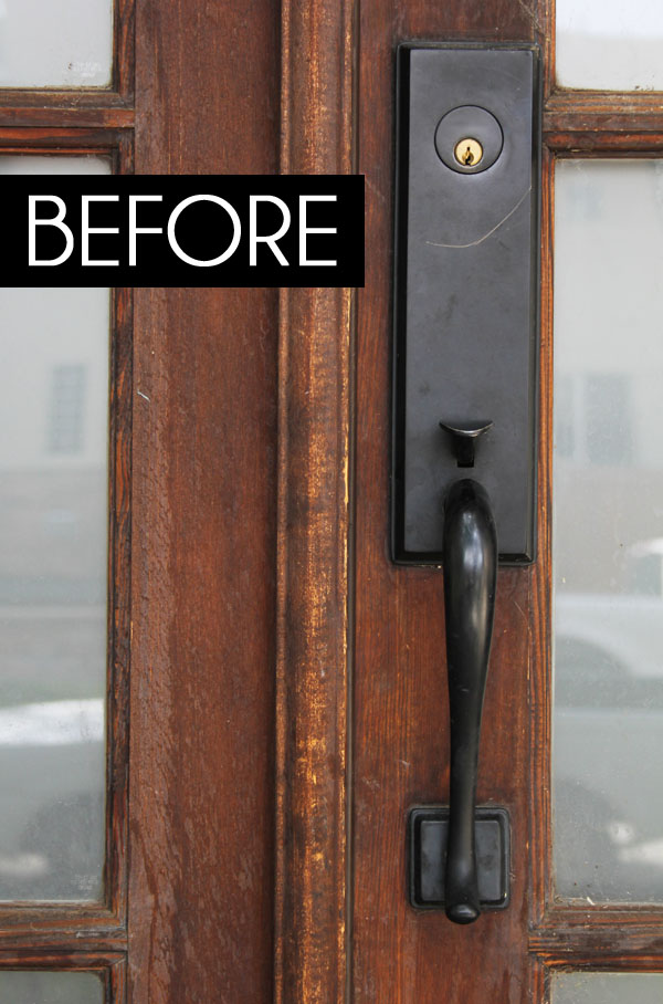 diy with style} A Smart Front Door Makeover | Blue i Style ... diy with style} A Smart Front Door Makeover | Blue i Style ...