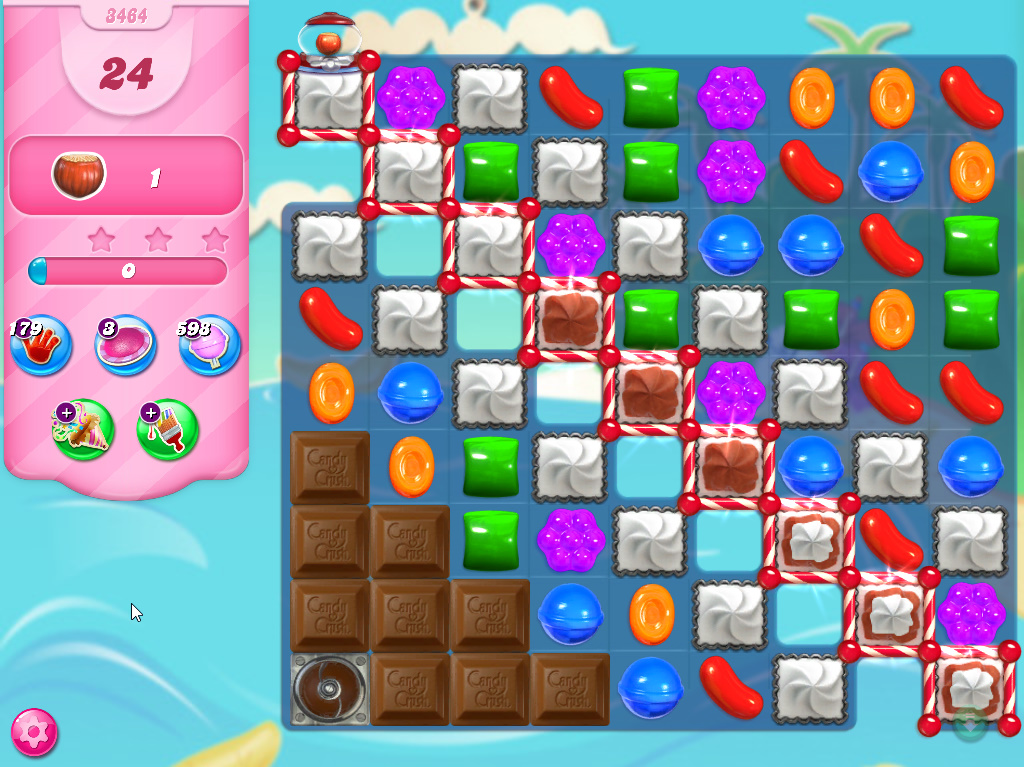 Candy Crush Saga level 3464 Candy Crush Saga level 3464