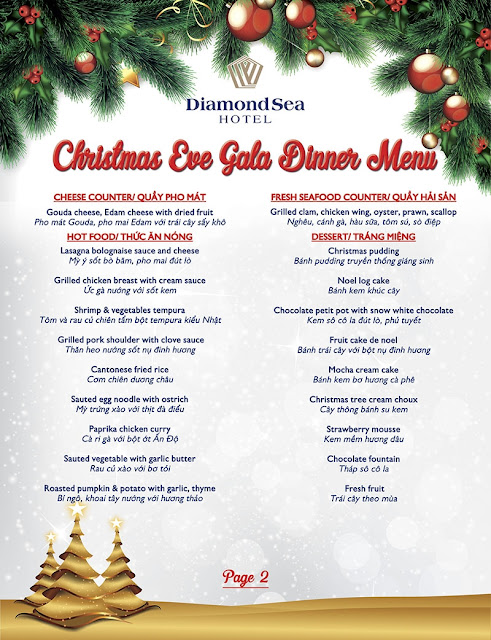 Diamond Sea Hotel – Dạ tiệc đón Giáng sinh 2016