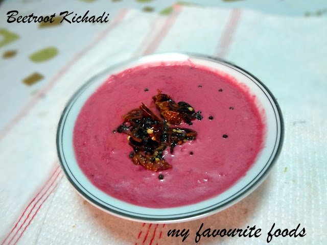 beetroot-kichadi