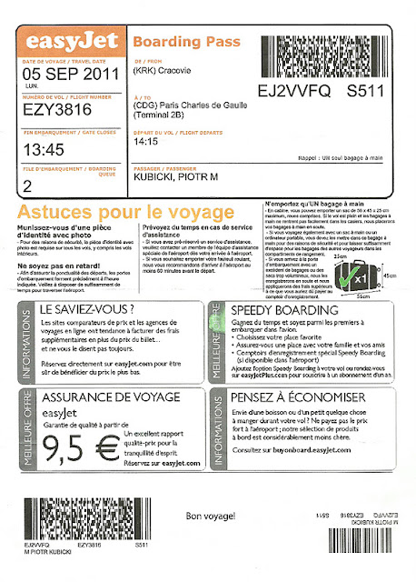 easyjet travel documents
