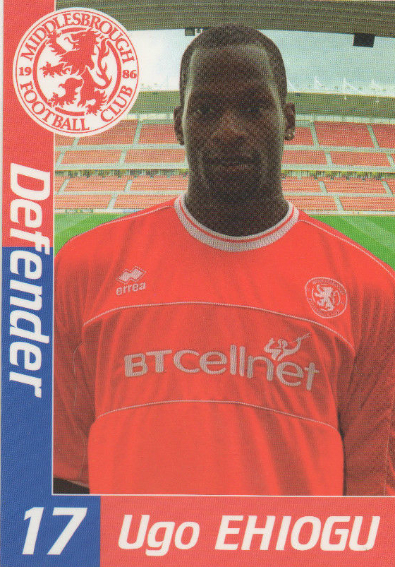 Football Cartophilic Info Exchange Middlesbrough F.C. Middlesbrough F.C. Player Cards (200102)