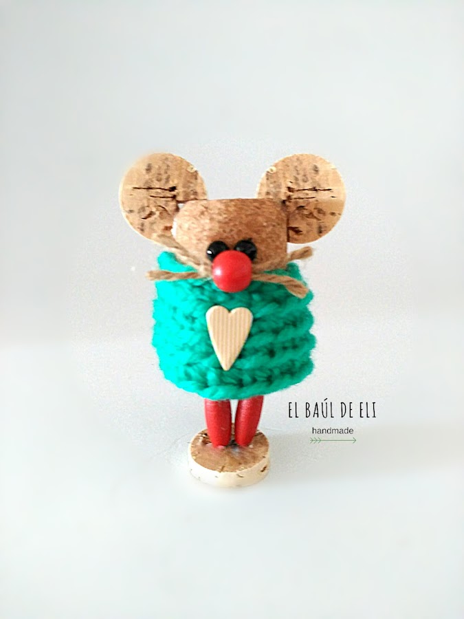 ratón, corchos, winecork, ideas con corchos, diy, handmade