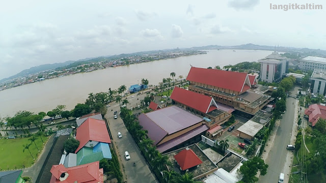 Foto Udara Lapangan Kinibalu Samarinda