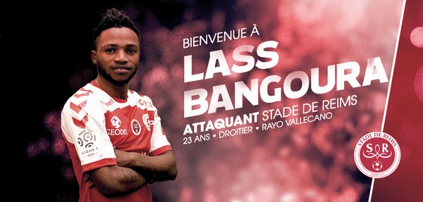 Oficial: El Rayo Vallecano cede a Lass Bangoura al Stade de Reims