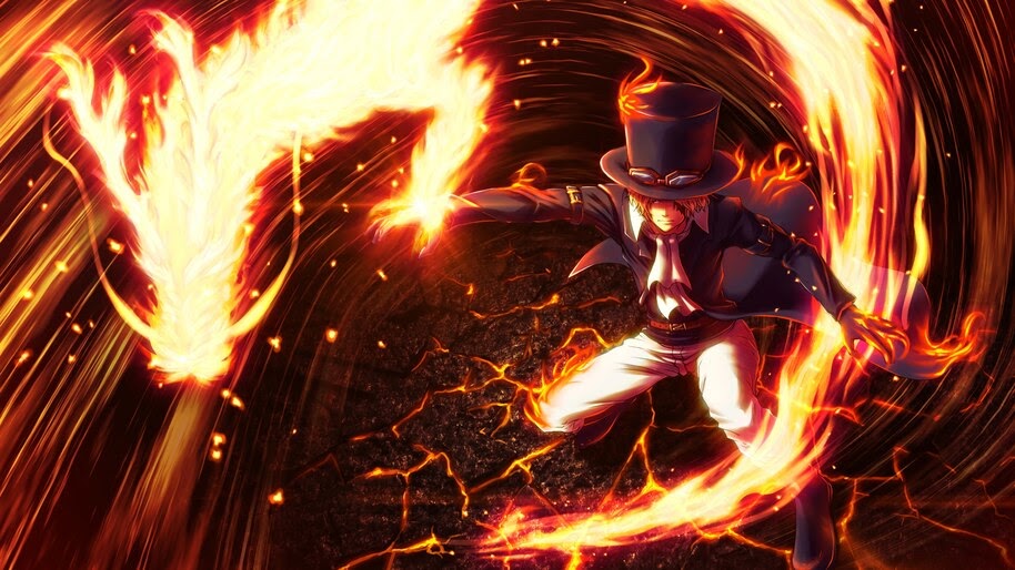 Sabo, Dragon, Flame, One Piece, 4K, #6.126