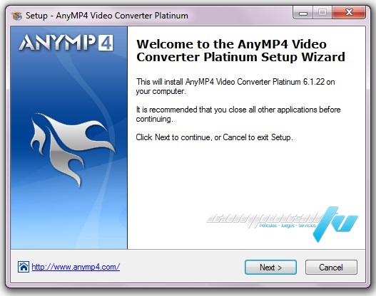 anymp4 video converter platinum