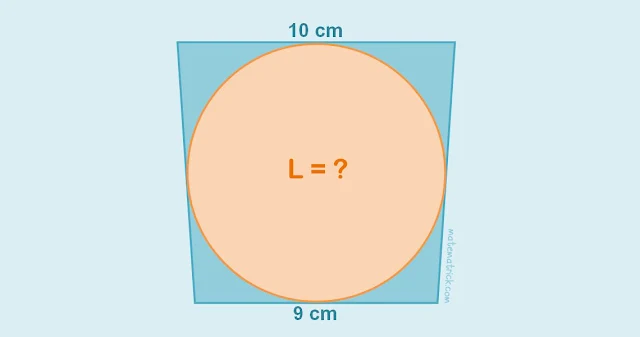 Teka Teki Geometri: Lingkaran dalam Trapesium Sama Kaki