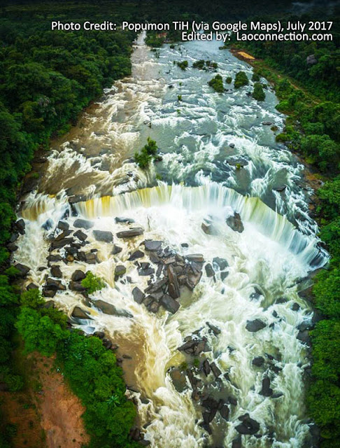 Waterfalls in Attapeu Laos