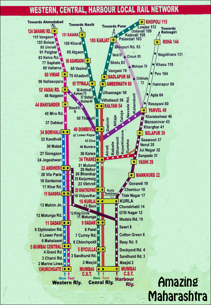Mumbai+Railway+Map