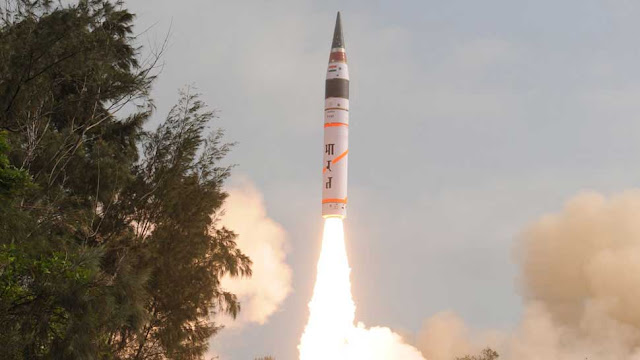 Agni-5 surface-to-surface missile