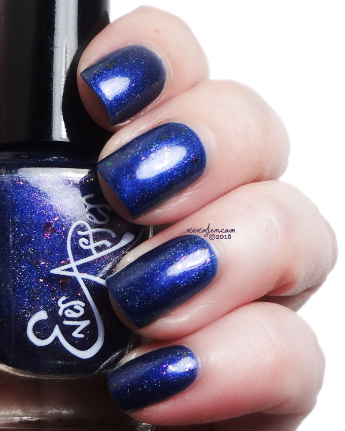 xoxoJen's swatch of Ever After Polish Raven