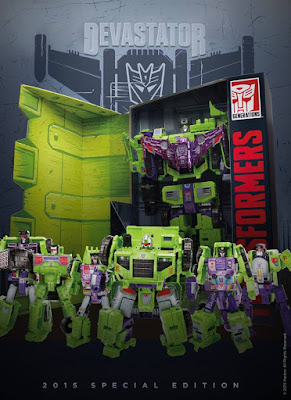 San Diego Comic-Con 2015 Exclusive Transformers Devastator Box Set by Hasbro